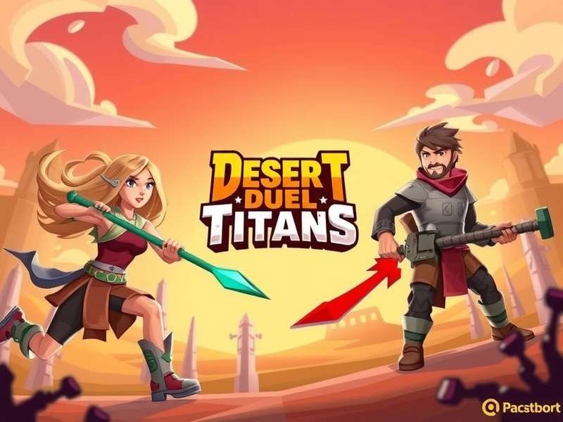 Desert Duel Titans Game Cover